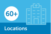 graphic that says 60+ locations