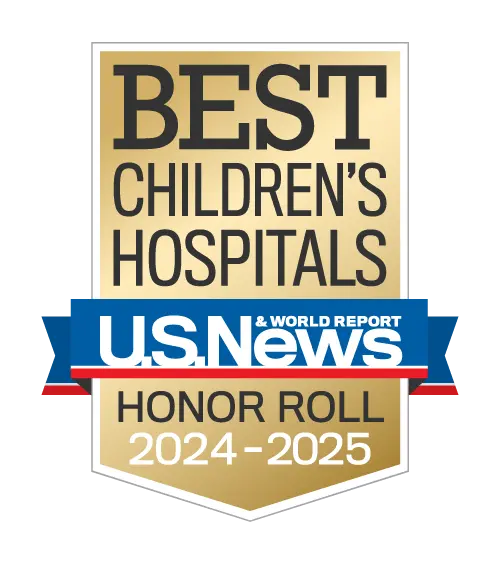 best childrens hospitals us news honor roll 2024-2025 badge
